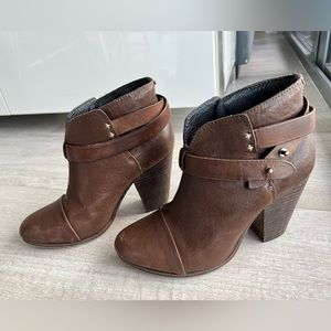 RAG & BONE | brown leather ankle boots | US 7.5